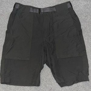 EUC! REI Gray Brown Amphib SPF 50+ Belted Hiking Shorts - Size 30